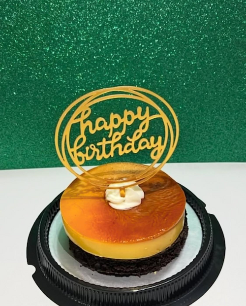 Birthday Flan Cake (Chocoflan Style)