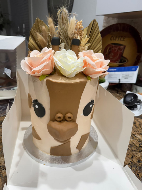 Boho Giraffe Cake