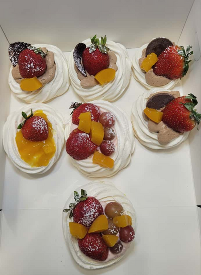 Pavlovas pequeñas personalizadas a su sabor